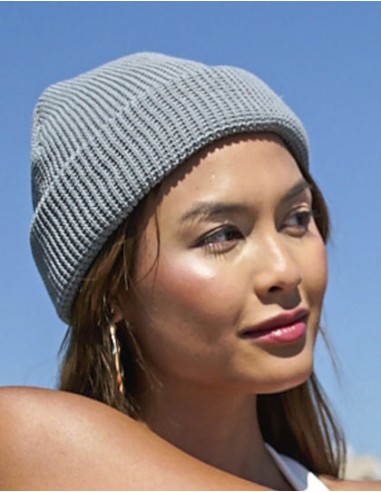 FLE-1505RY-Recycled Yarn Waffle Knit Beanie